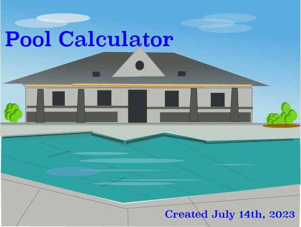 July 14 2023 Pool Calculator logo